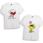 Poleras De Pareja Algodon Snoopy