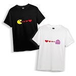 Pack 2 Poleras Pareja Dia De Los Enamorados Pacman 