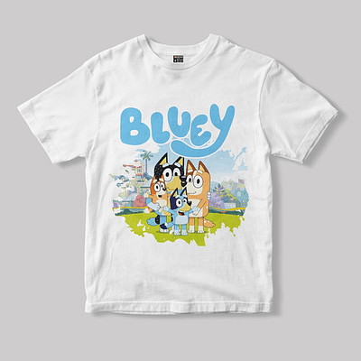 Polera De Niño Estampada De Bluey