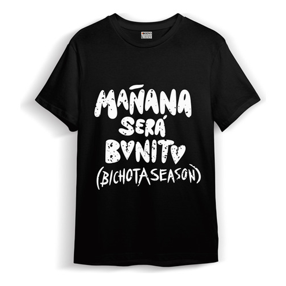 Polera Estampada Karol G Bichota Season Mañana Sera Bonito