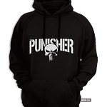 Poleron canguro con capucha Punisher 