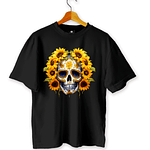 Polera Estampada Calavera Catrina Halloween Tendencia Variedad de Modelos 