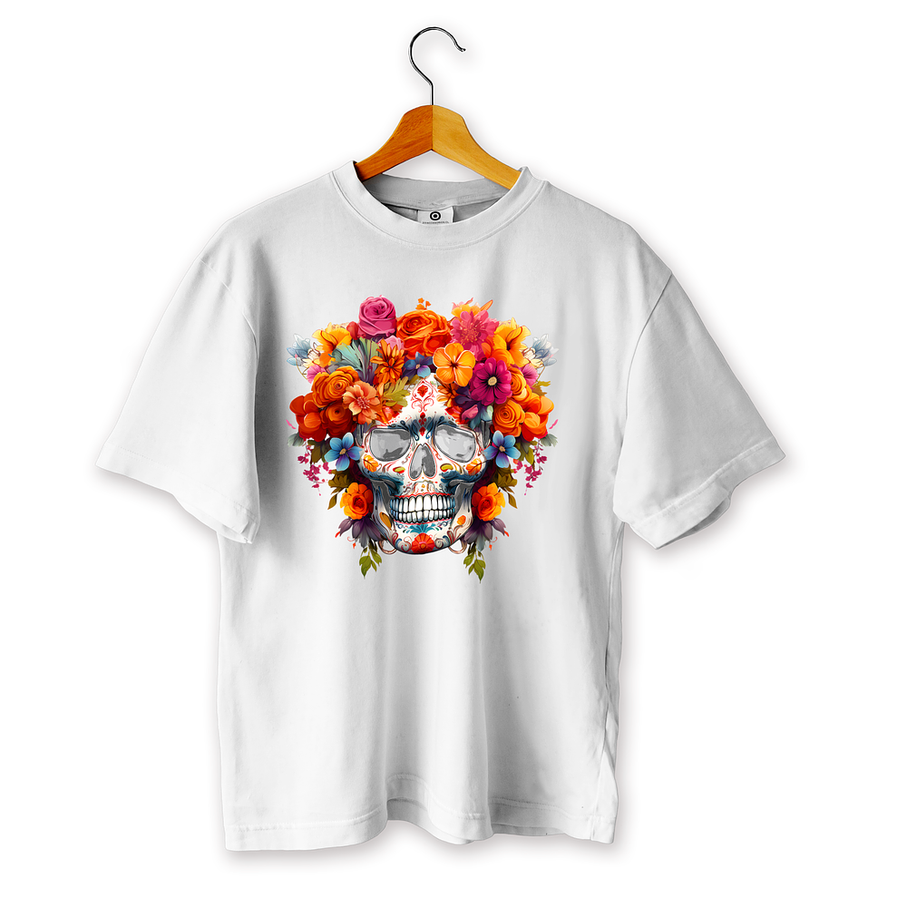 Polera Estampada Calavera Catrina Halloween Tendencia Variedad de Modelos 