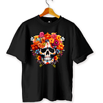 Polera Estampada Calavera Catrina Halloween Tendencia Variedad de Modelos 