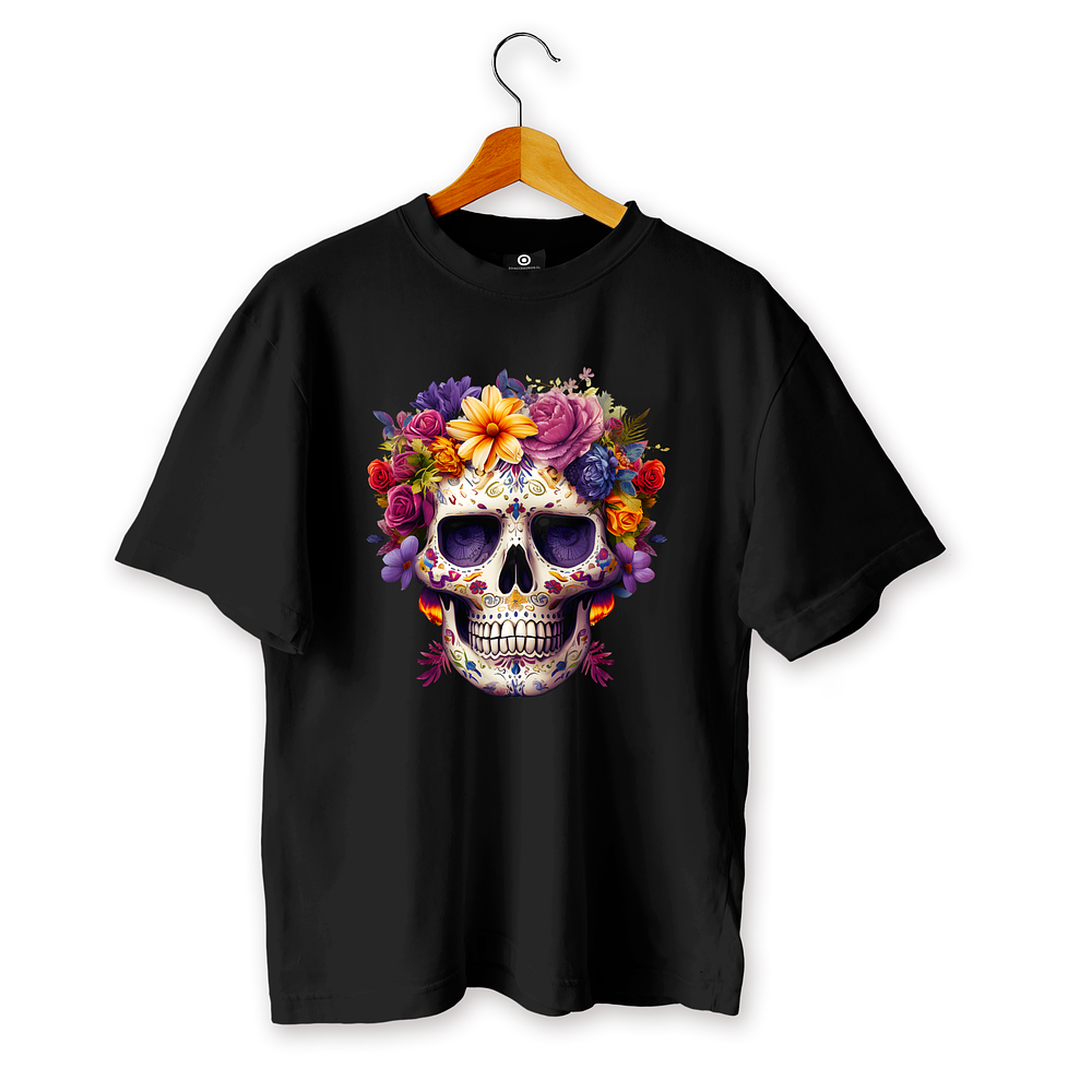 Polera Estampada Calavera Catrina Halloween Tendencia Variedad de Modelos 