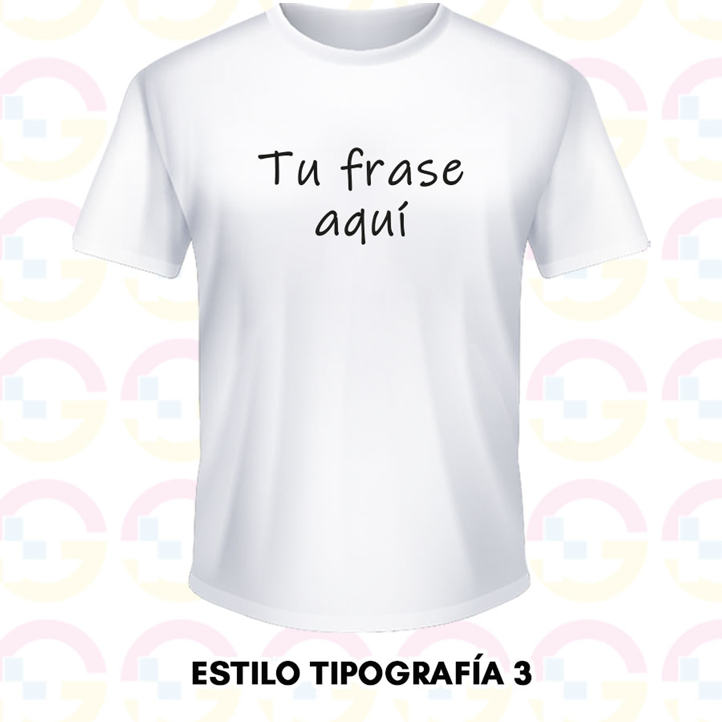 Polera Frases Personalizadas (Estilo 3) 1