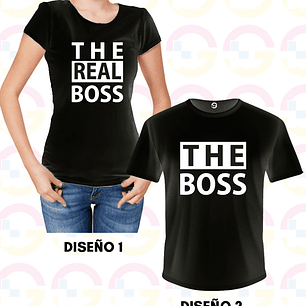 Poleras Pareja The Boss