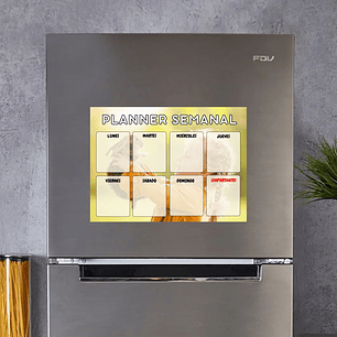 Planner Magnético SEMANAL foto personalizada