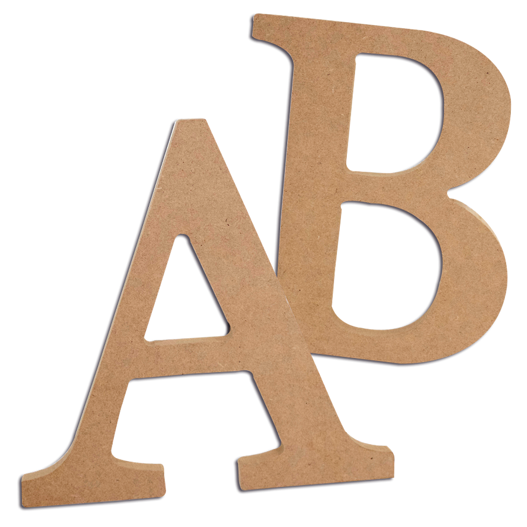 Letras en MDF 3 mm de grosor 1