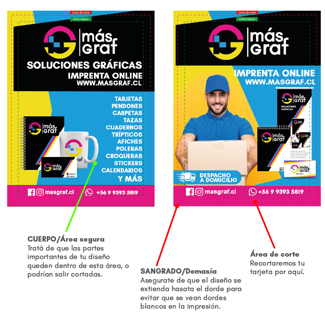 Volantes / Flyers ambas Caras Papel Fotográfico 2