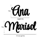 Nombre en Madera / MDF 3 mm de grosor - Miniatura 2