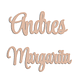 Nombre en Madera / MDF 3 mm de grosor - Miniatura 1