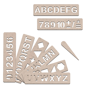 Plantillas de Trazado para Preescritura y grafomotricidad