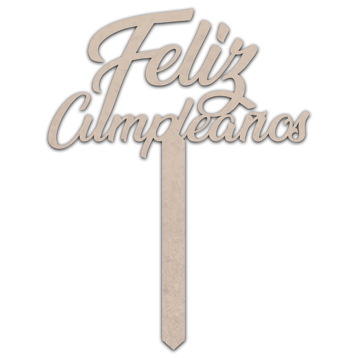 Toppers Feliz Cumpleaños Personalizado 1