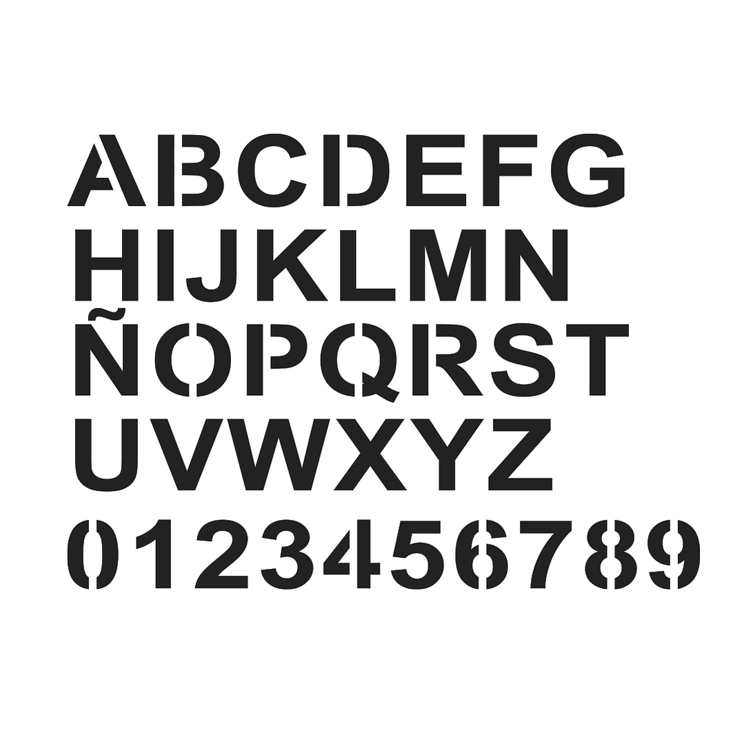 Banderines con Letras en MDF 3 mm de grosor 3