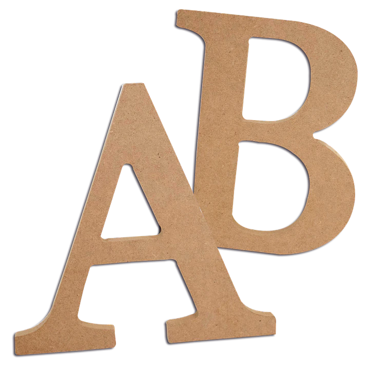 Abecedario De Madera 130 Letras Aprendizaje Didáctico Juego 1
