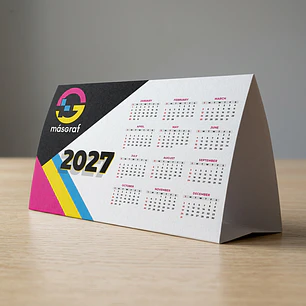 Calendario de escritorio simple
