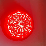 Luz Led Tipo Domo Para Camión, 24v Luz Roja