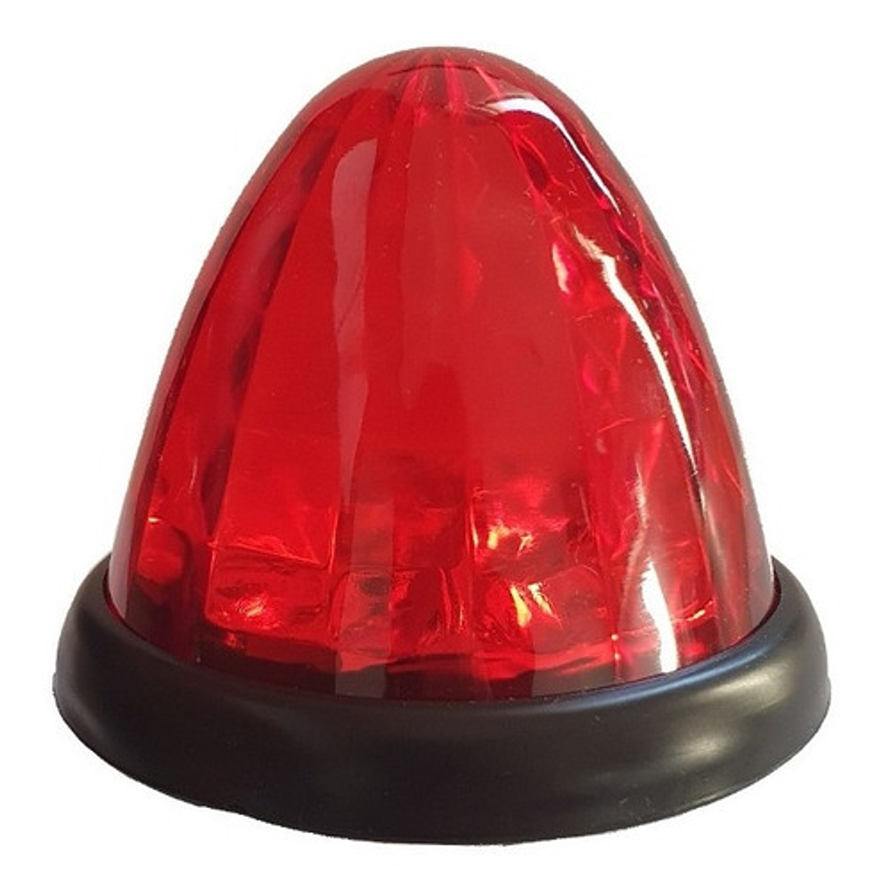 Luz Led Tipo Domo Para Camión, 24v Luz Roja