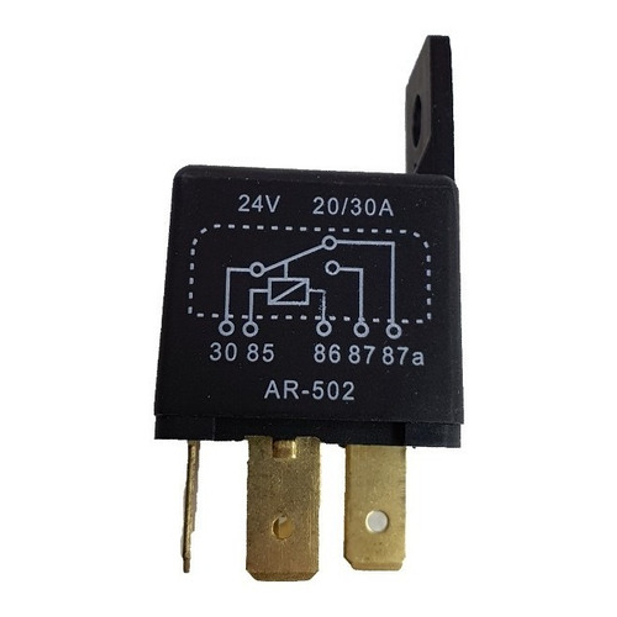 Relay 5 Patas Inversor Doble Circuito 24v 30 Amp