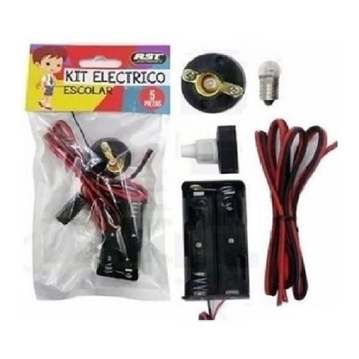 Kit Circuito Eléctrico Escolar 7 Piezas