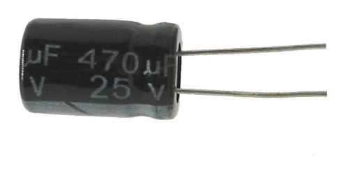 Condensador Electrolitico 470uf X 25v Pack De 5 Unidades