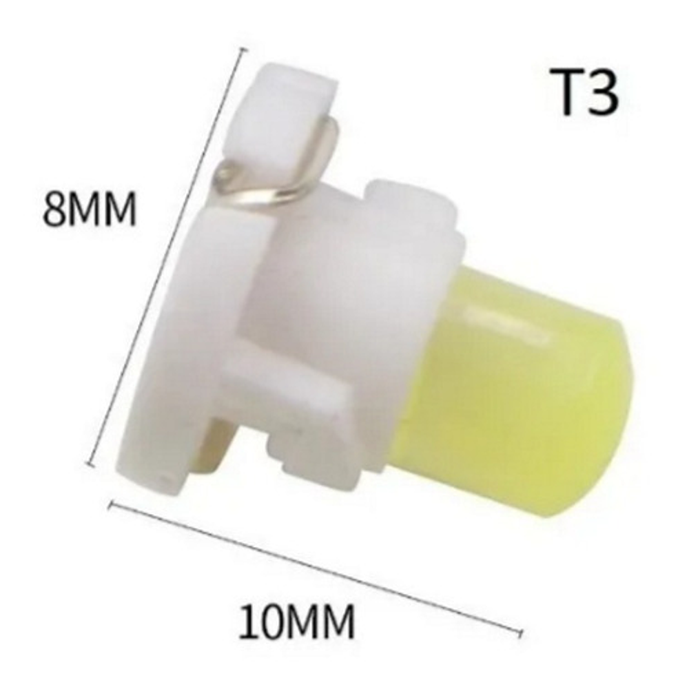 Ampolletas Led T3  Blanco 12v