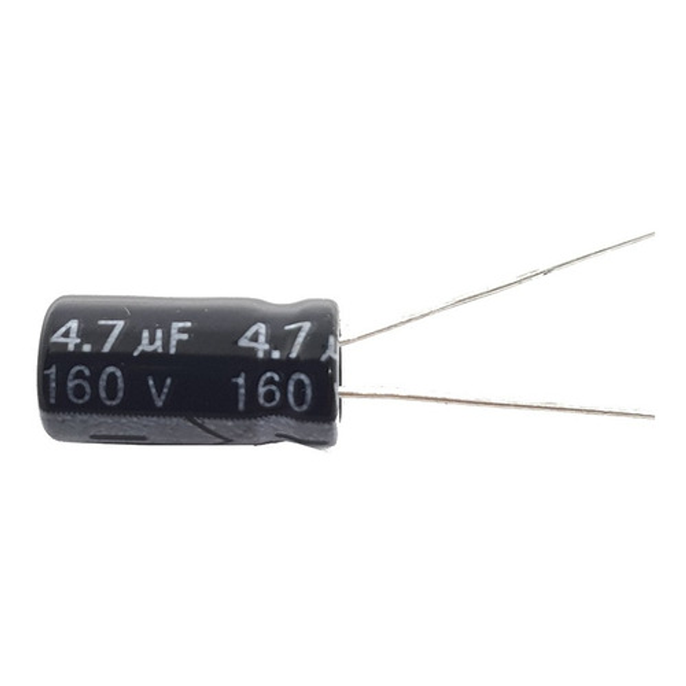 Condensador Electrolitico 4.7 Uf X 160v Pack 5 Unidades