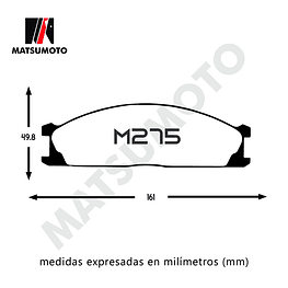 Pastillas De Freno Semi-metálica Delantera Para Nissan D21 Pathfinder Terrano