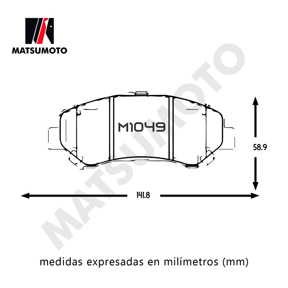 Pastillas Freno Delantera Semi Metalica Para Nissan X-trail