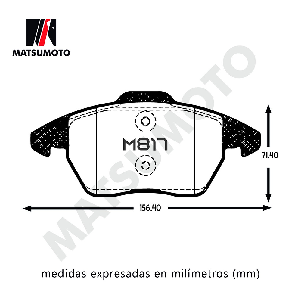 Pastillas De Freno Delantera Semi Metalica Para Peugeot Citroen 207 307 308 C4