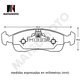 Pastillas De Freno Delantera Semi Metalica Para Chevrolet Onix