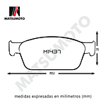 Pastillas De Freno Delantera Semi Metalica Para Volkswagen Transporter Box