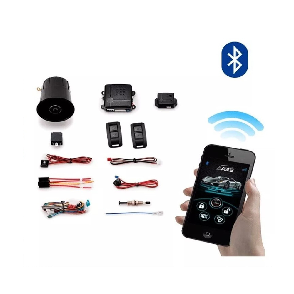 Alarma Antirrobo Moto Con Bluetooth Y Encendido A Distancia