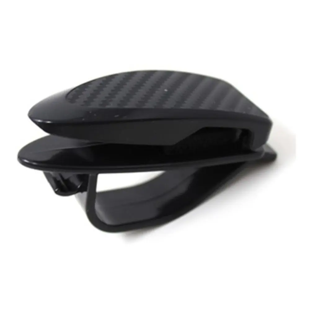 Clip Porta Lentes Y Tarjeta Universal Para Autos Fibra