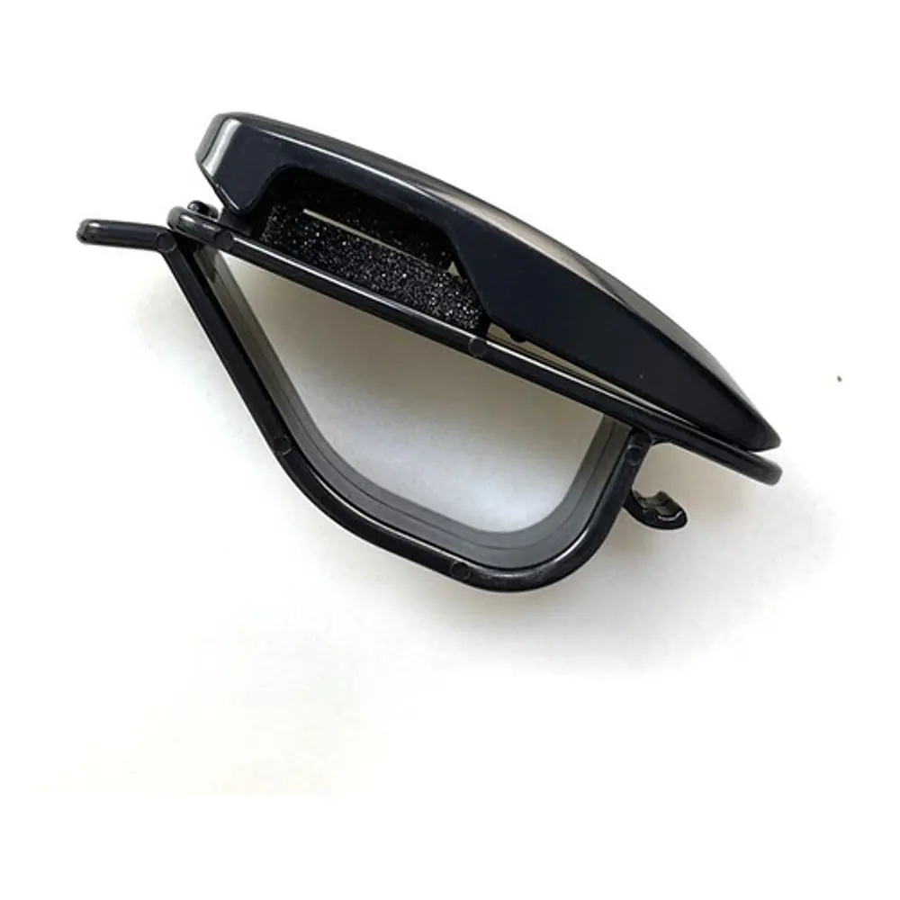 Clip Porta Lentes Y Tarjeta Universal Para Autos Fibra