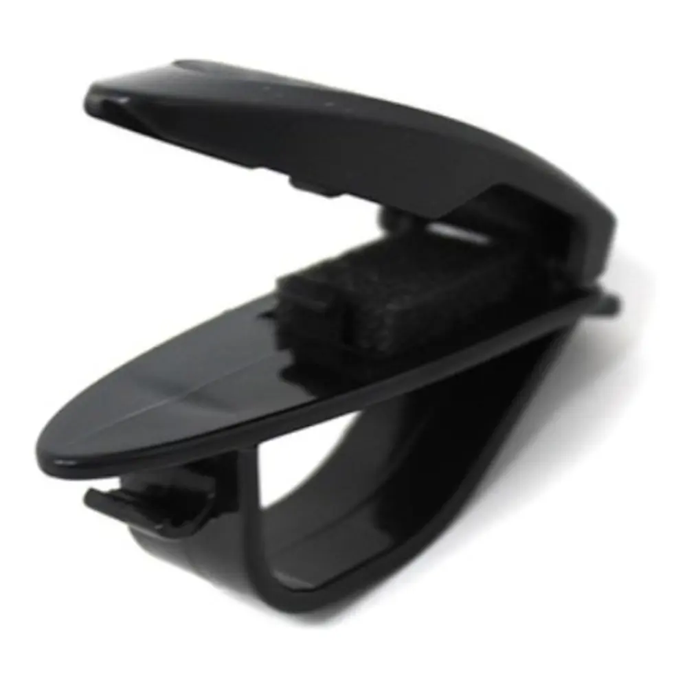 Clip Porta Lentes Y Tarjeta Universal Para Autos Fibra