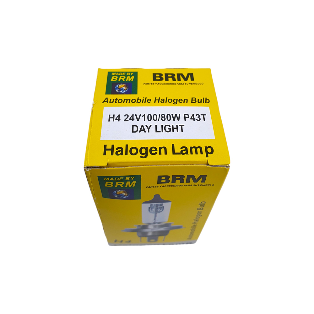 AMPOLLETA BRM H4 P43T 24V 100/80W LUZ DIA