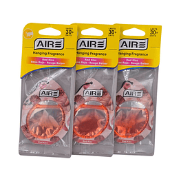 Aromatizador Ambientador Red Kiss Pack 3 unidades