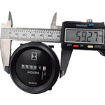 Medidor De Horas Mecánico De 12v A 36v Horometro Análogo