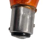 Ampolleta S25 Pata dispareja 2 Contactos 12v 21/5 W Ambar