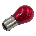 Ampolleta S25 Pata dispareja 2 Contactos 12v 21/5 W Rojo