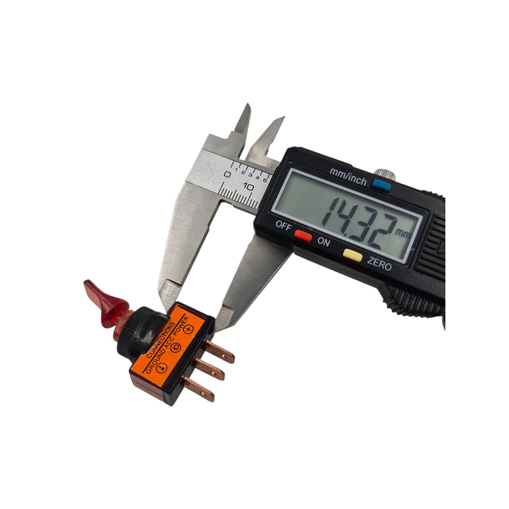 Interruptor 12 voltios con Luz 3 pines 2 posiciones 