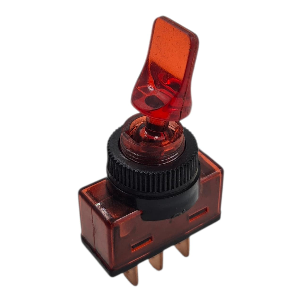 Interruptor 12 voltios con Luz 3 pines 2 posiciones 