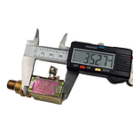 Botón Partida 12v 25 Amp Metalico Dorado