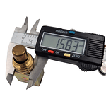 Botón Partida 12v 25 Amp Metalico Dorado