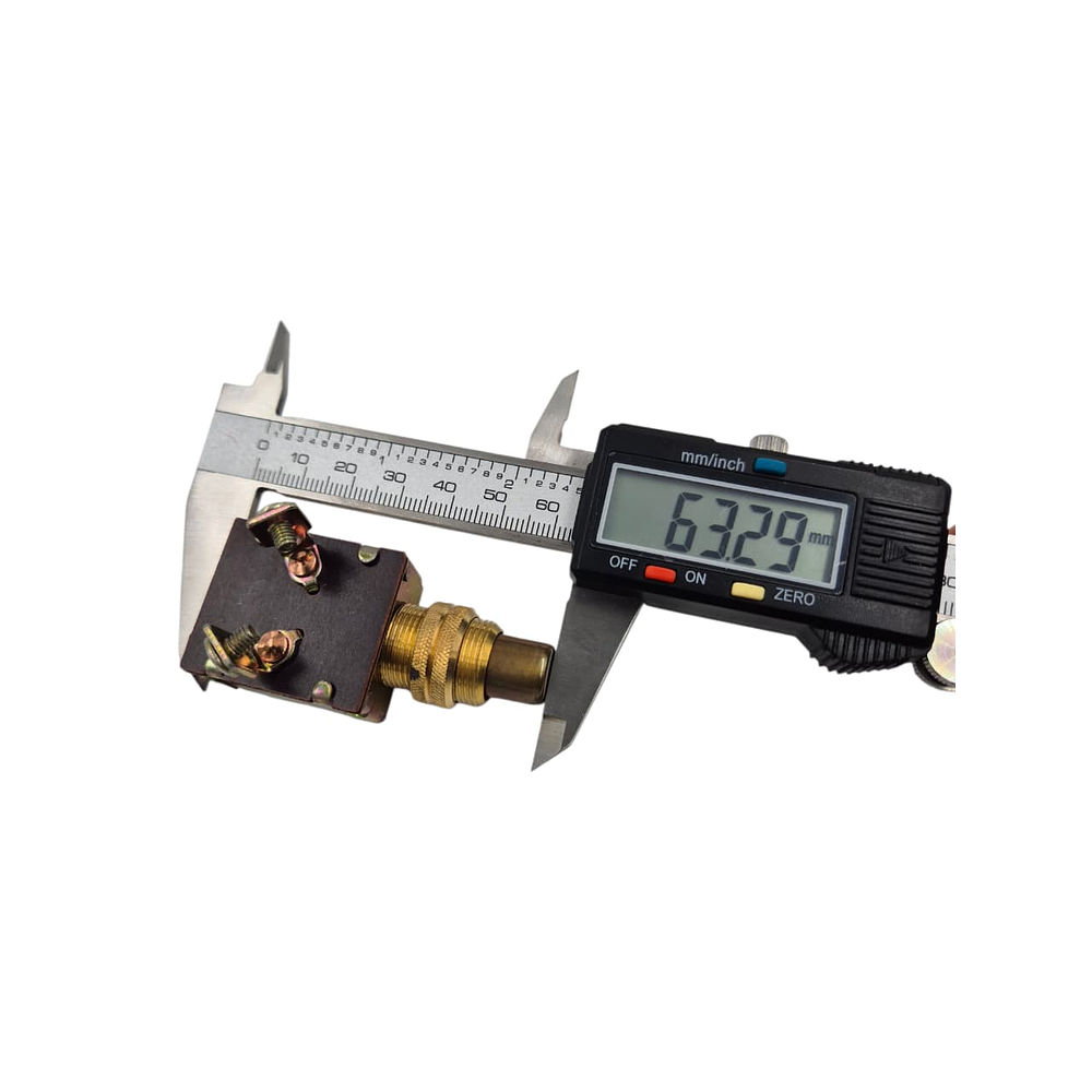 Botón Partida 12v 25 Amp Metalico Dorado