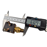 Botón Partida 12v 25 Amp Metalico Dorado