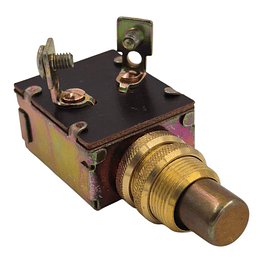 Botón Partida 12v 25 Amp Metalico Dorado