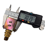 Botón Partida 12v 25 Amp Metalico Dorado